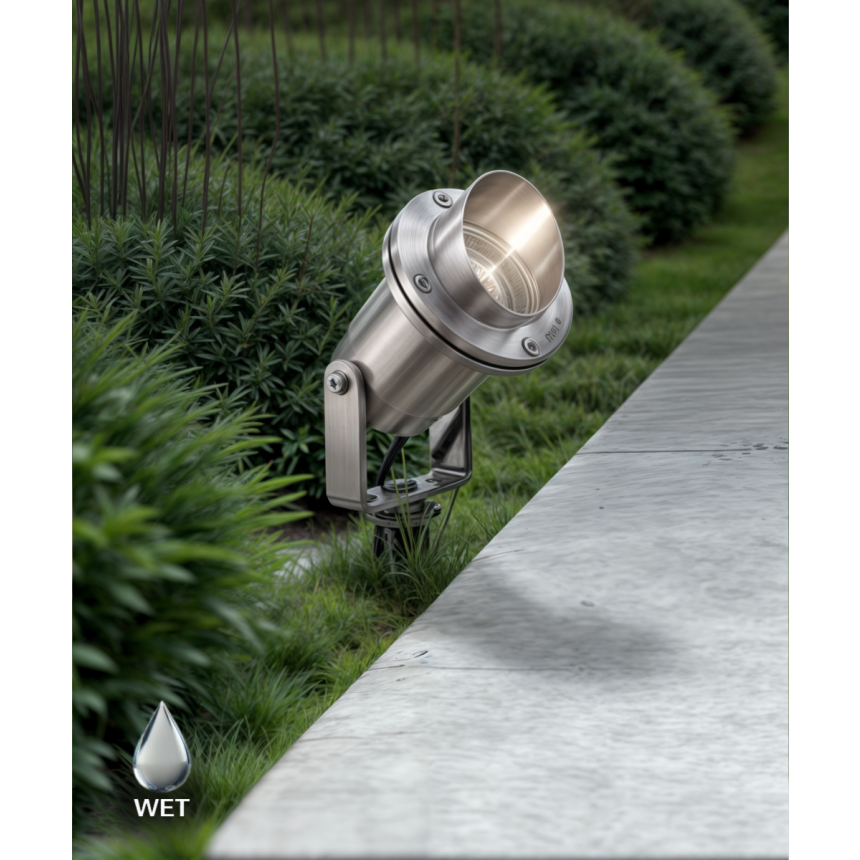 Low-Voltage LED Landscape Uplight with Shroud
