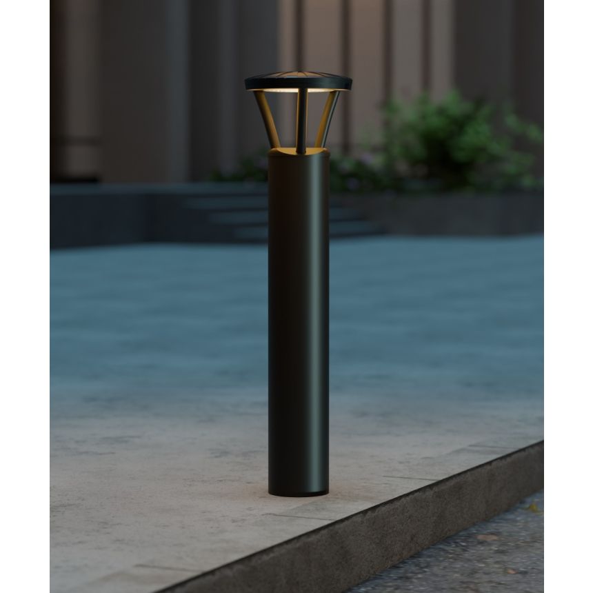 40-Inch Tri-Arm Commercial LED Bollard Light
