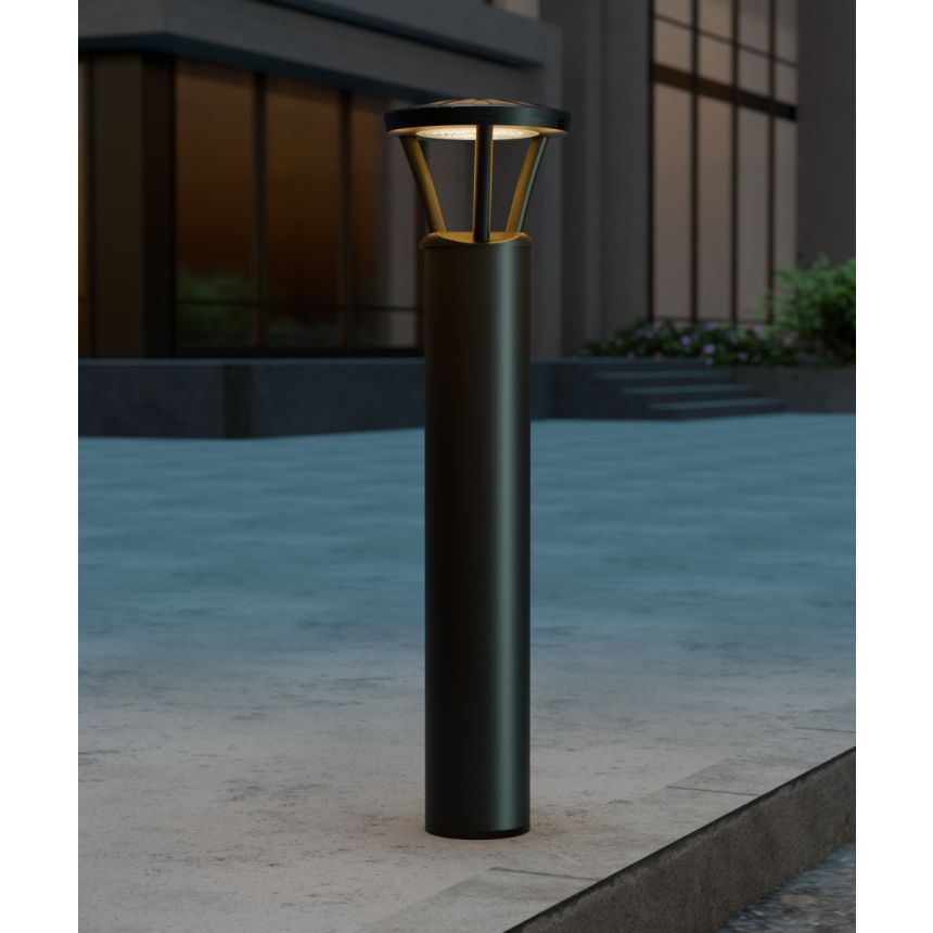 40-Inch Tri-Arm Commercial LED Bollard Light