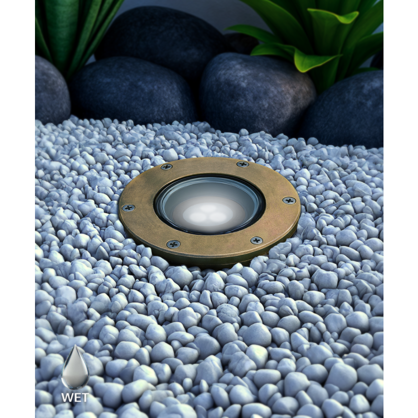Alcon 9036 5-Inch Adjustable In-Ground LED Well Light