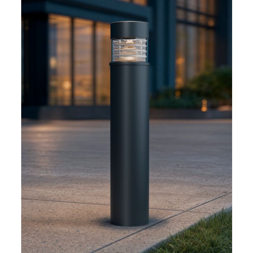 41-Inch Flat-Top Grated Louver LED Bollard Light