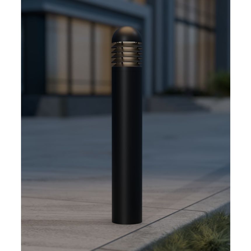 40-Inch Louvered Wattage/CCT Selectable LED Bollard Light