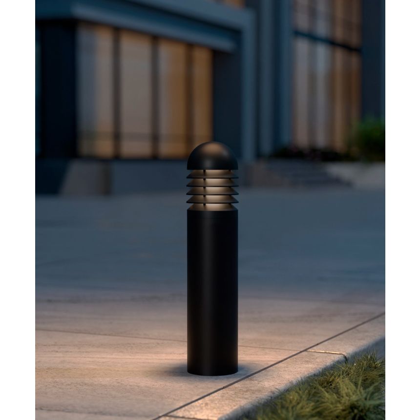 28-Inch Louvered Wattage/CCT Selectable LED Bollard Light