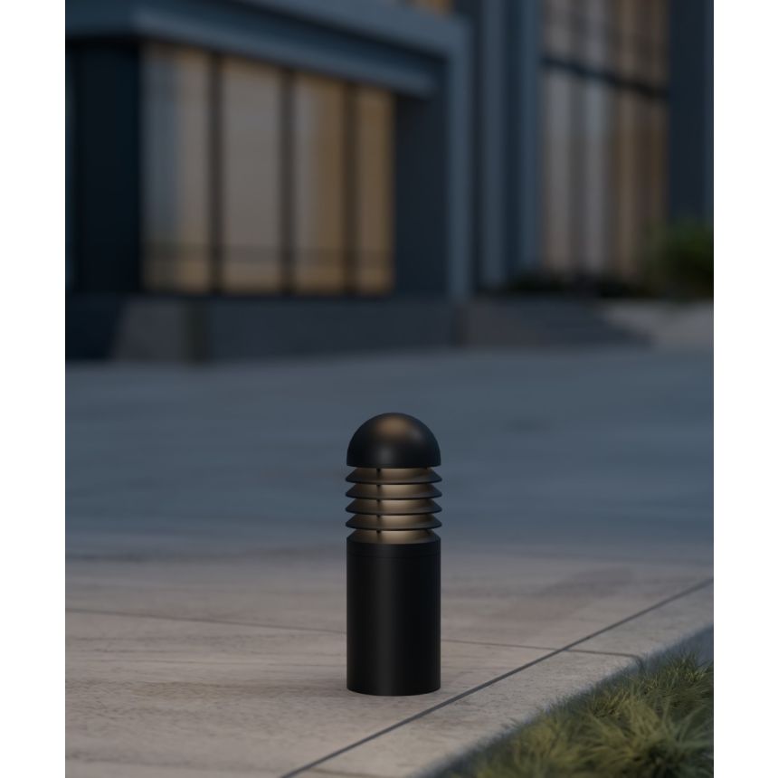 18-Inch Louvered Wattage/CCT Selectable LED Bollard Light