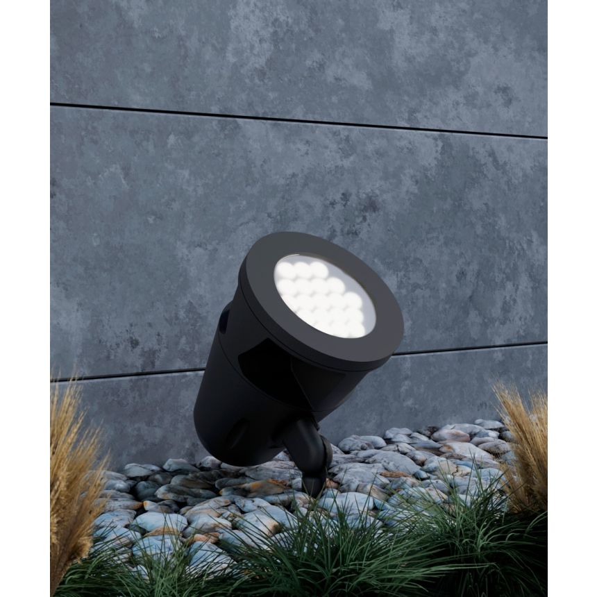 Alcon 9171 LED flood light shown in a black finish