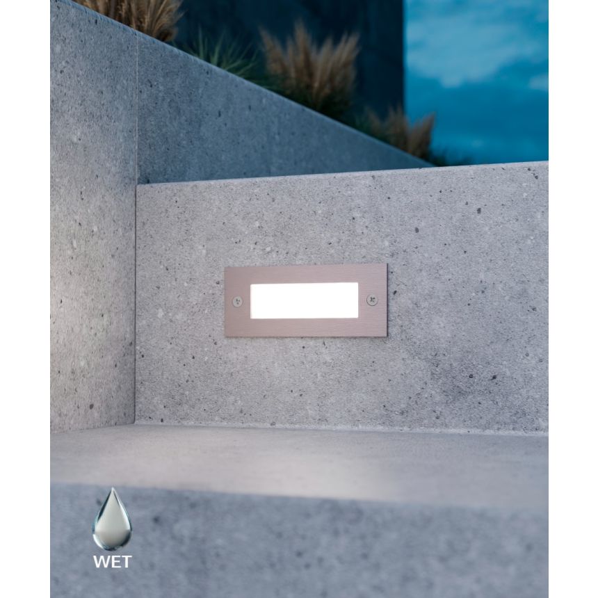 Recessed Rectangular LED Step Light