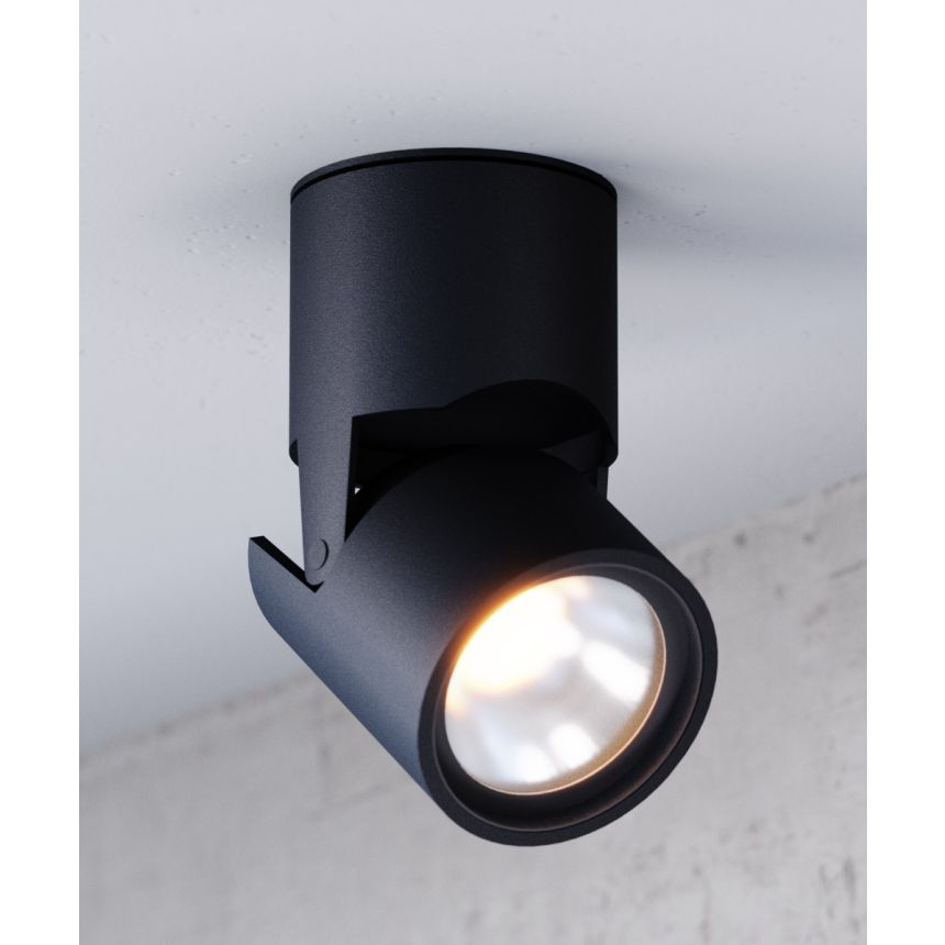 5"-Multi-Sized Architectural LED Monopoint Head shown in a Black finish.