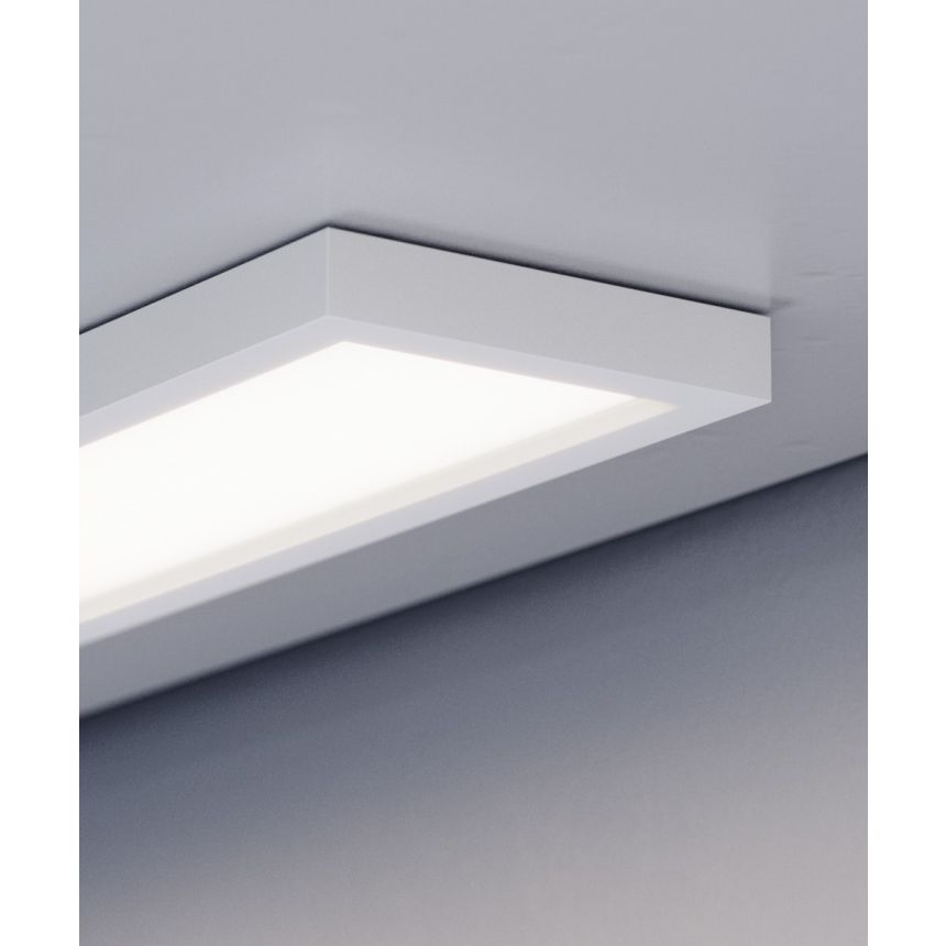 Alcon Lighting 14054-S-6 LED slim surface light with a white finish.