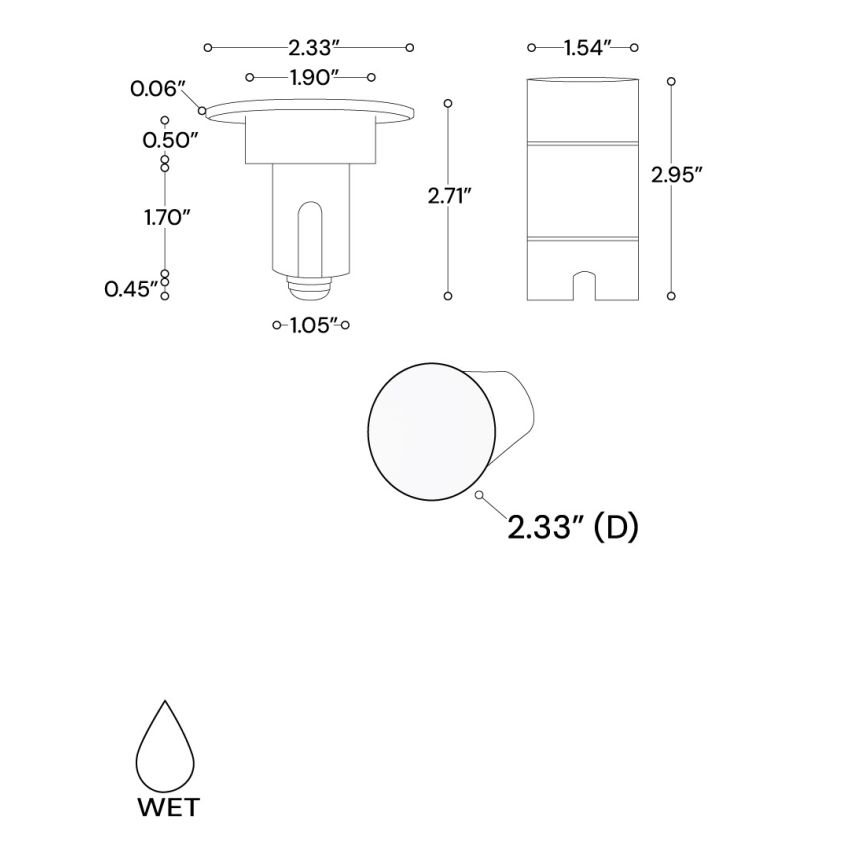 Indirect LED Glow Step Deck Light