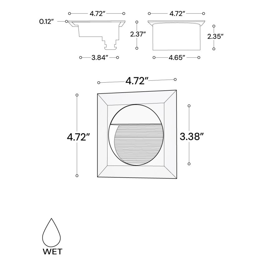 Architectural Low-Voltage LED Step Light