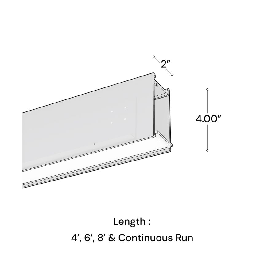 2-Inch Linear Perimeter Wall Wash LED Recessed Light