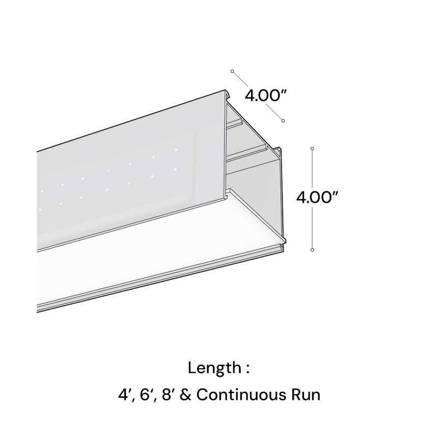 4-Inch Linear Perimeter Wall Wash LED Recessed Light