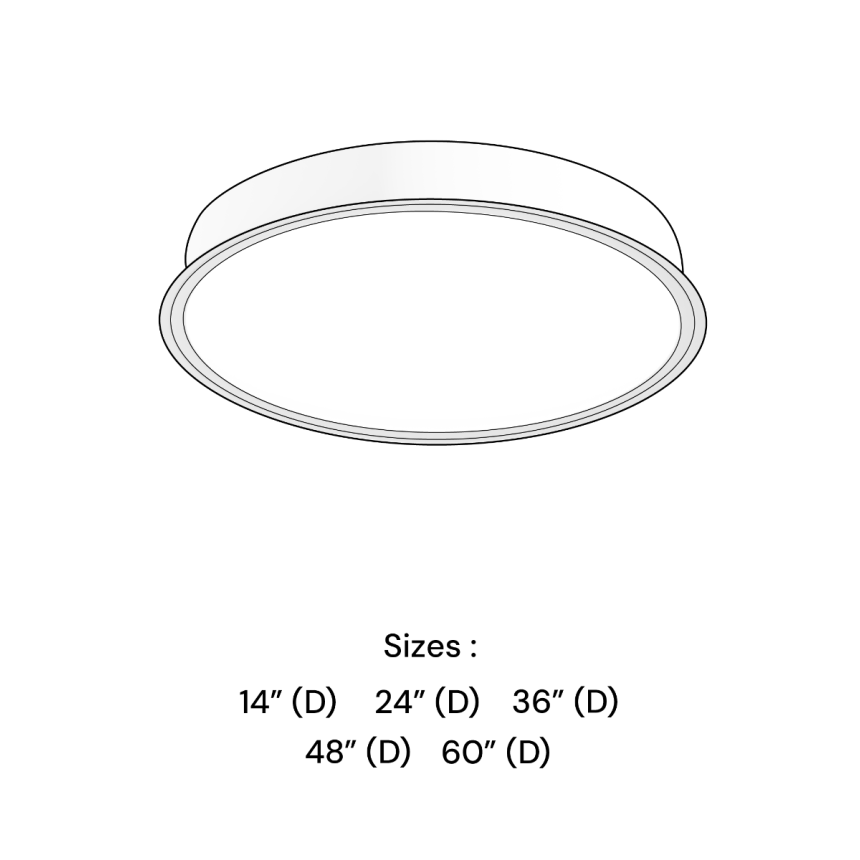 Alcon 12201-R Large Round-Panel LED Recessed Light shown in a White finish