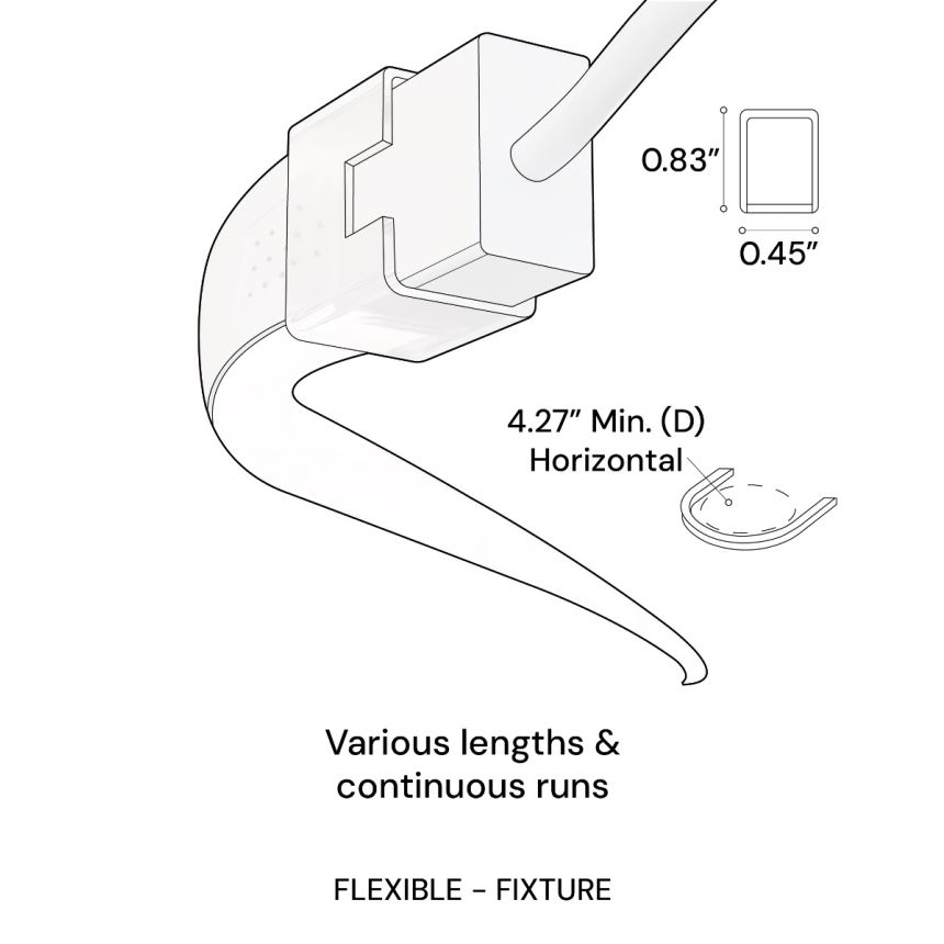 Alcon 14145 Slim Indoor/Outdoor Flexible Linear LED Light Strip