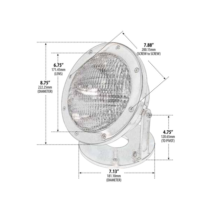 Alcon 17002 Submersible Pond and Fountain Underwater LED Light