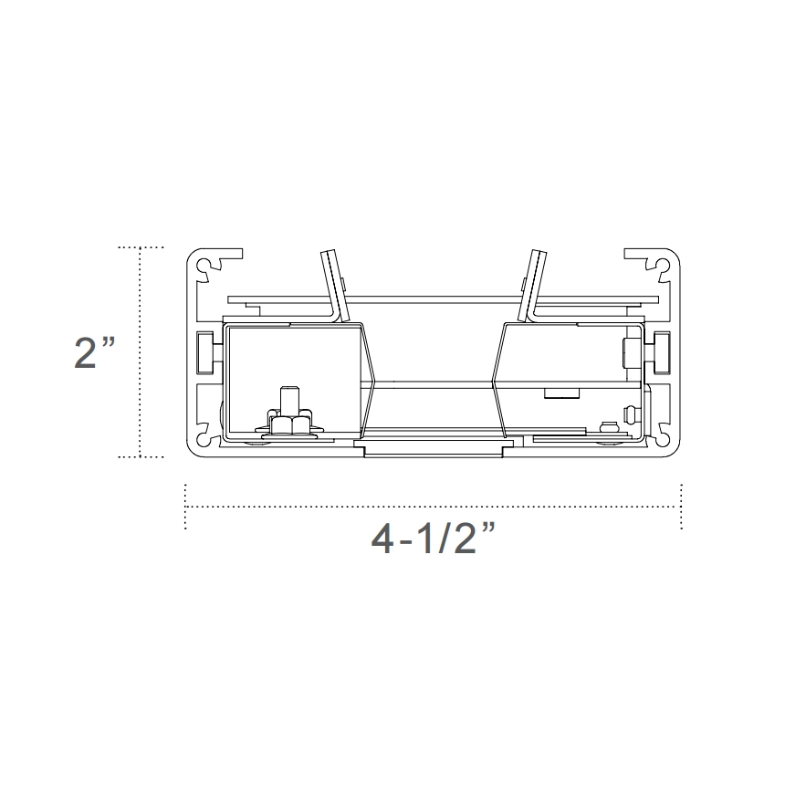 A Light A6 Arcature Suspended LED Fluorescent Fixture
