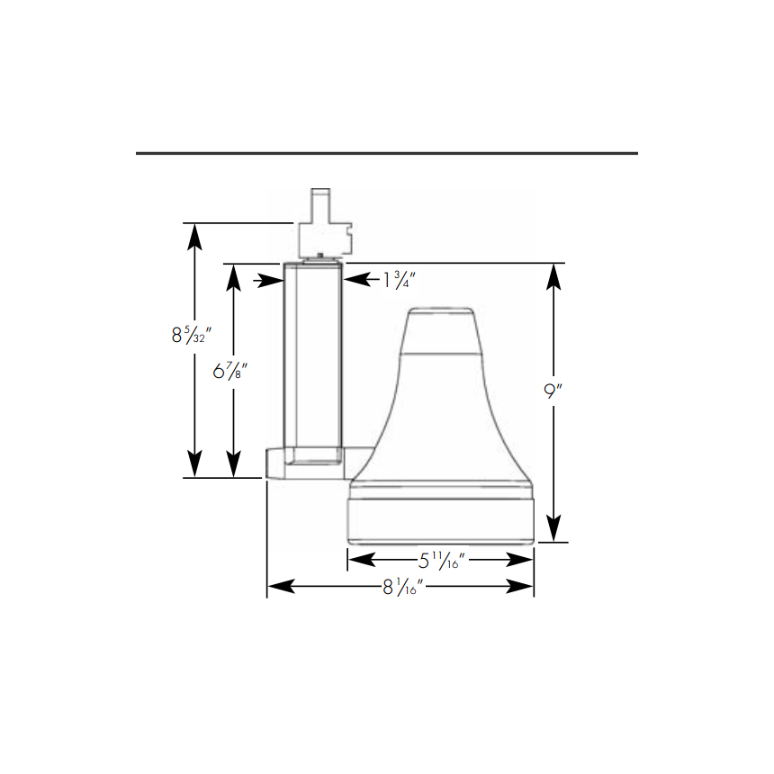 Amerlux ASPV Aspect Vertical Metal Halide Display Light