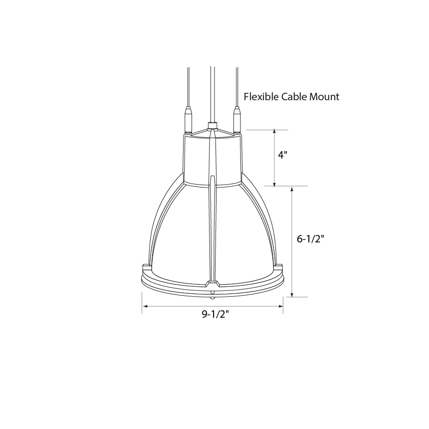 Alcon Lighting Athens 8011 Architectural Suspended Glass Single-Lamp Fluorescent High Bay Industrial Commercial Lighting Pendant