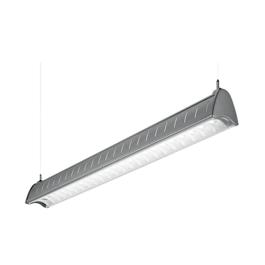 H.E. Williams AXA-8-LED 8 Foot Architectural LED Linear Pendant Light Fixture - White