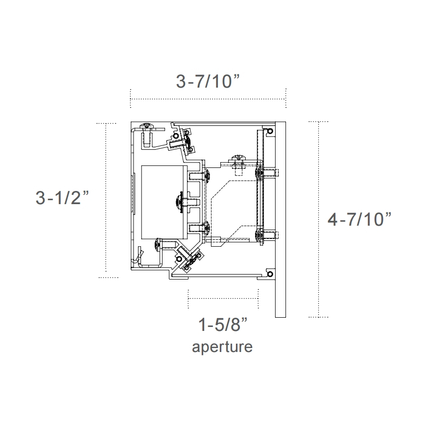 A Light AXL Axial Wall Mount LED Fixture