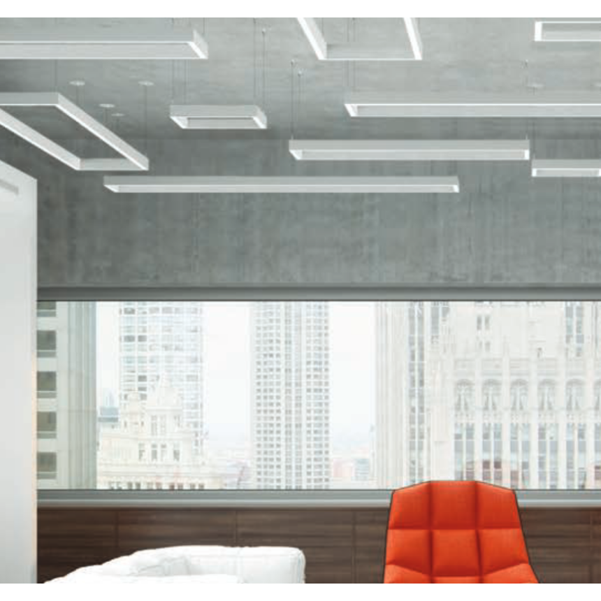 Axis Lighting Beam 2 Pendant Direct/Indirect Patterns