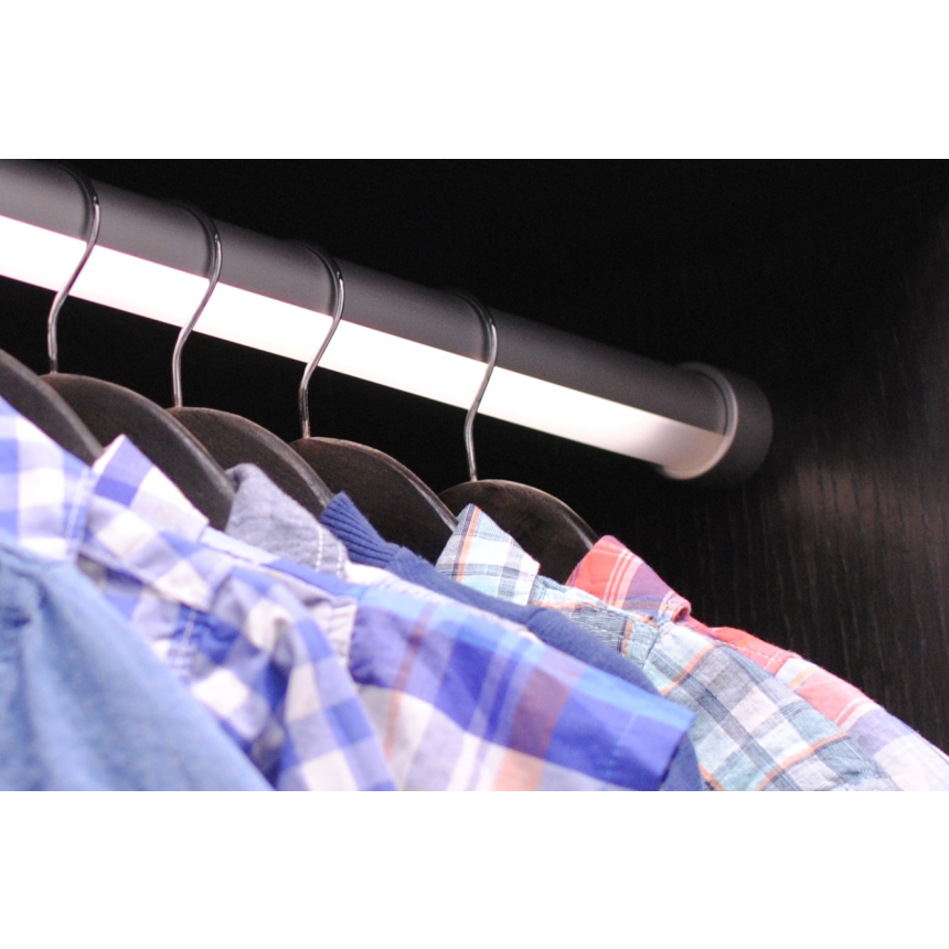 Bartco Lighting BCR100 1-3/8” LED Closet Rod Fixture with Remote Driver