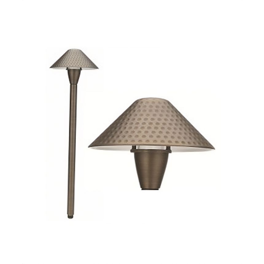 Cast Brass LED Landscape Path Light