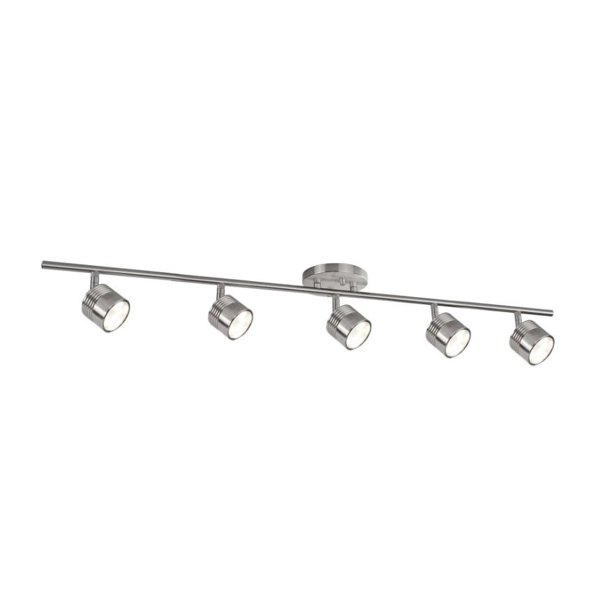 Lyra Brushed Nickel Track Lighting by Kuzco