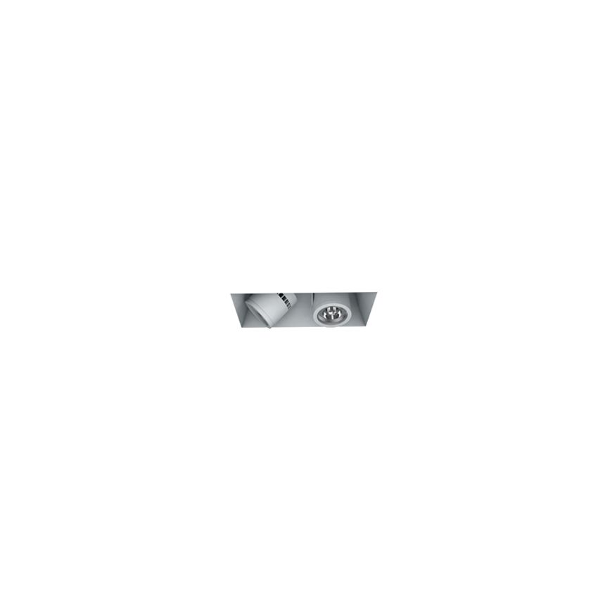 Cylindrix® III Mini C3MRTLX-2 2LT Double LED Recessed Lighting Multiple - 2 Light + Housing + Rimless Trim