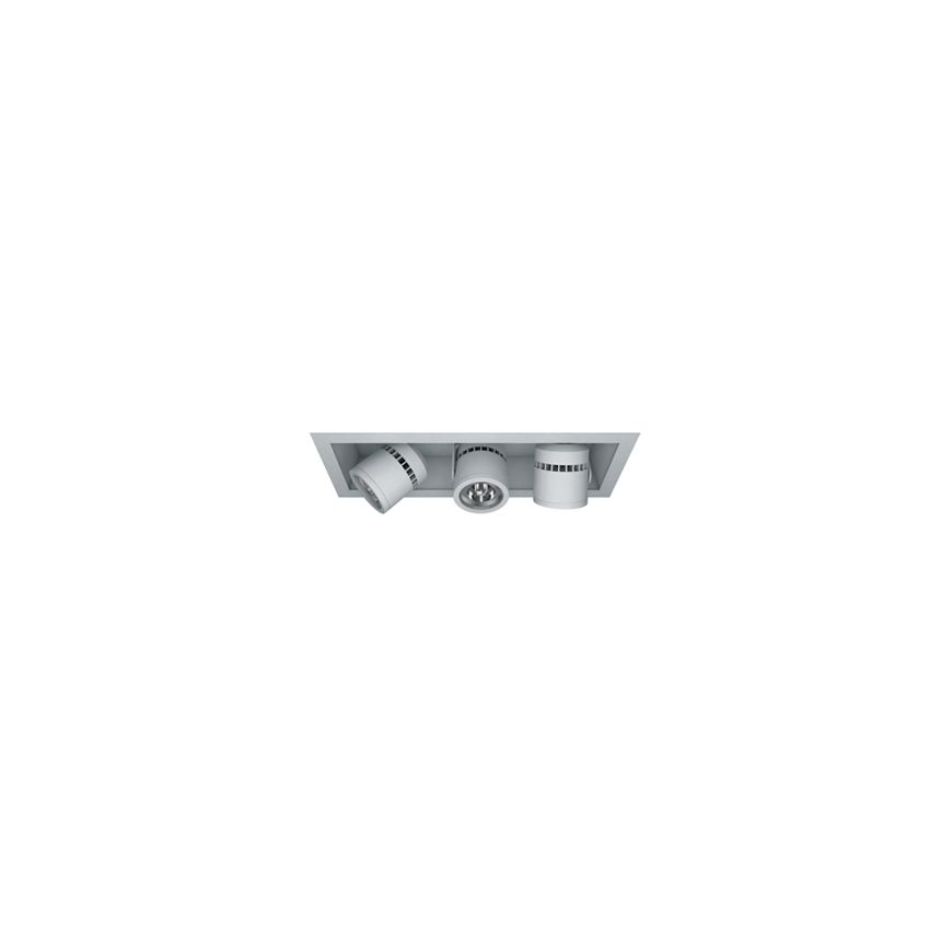 Cylindrix® III Mini C3MSR-3 3LT Triple LED Recessed Lighting Multiple - 3 Light + Housing + Trim