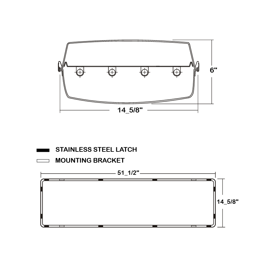 LA Lighting CIT400-4-4M-DRCA-WL-4E5H-UNV Series 17,393 Lumens 4 Foot Miniature Bi-Pin T5 Fluorescent Vapor Tight Luminaire - Wet Location
