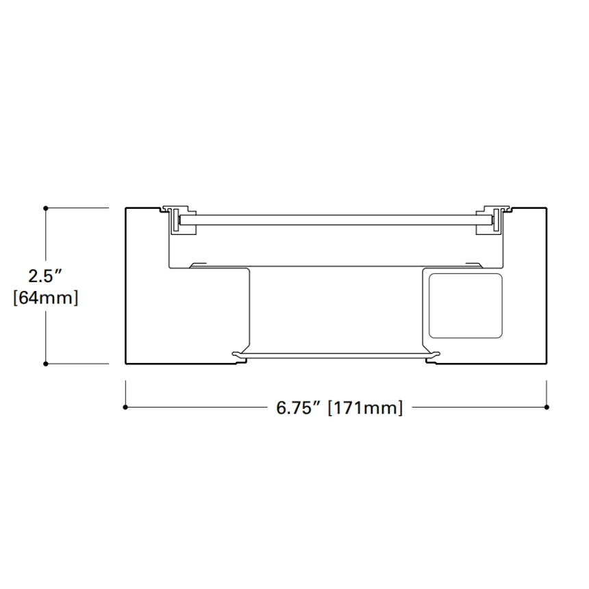 Corelite Element E2 WaveStream LED Direct/Indirect Linear Pendant