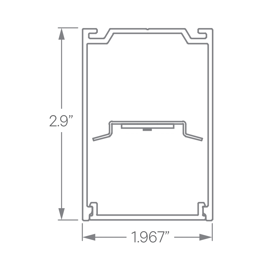 Coronet LS1 Series LED Linear Suspended Light
