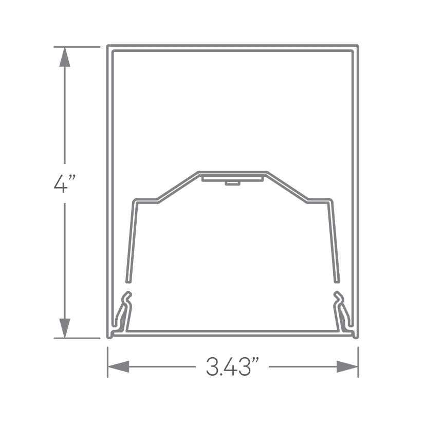 Coronet LS4 Series LED Linear Suspended Light