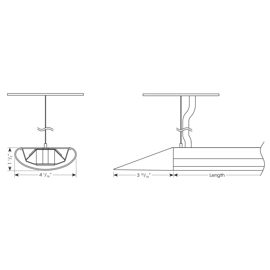 Amerlux STL-I Stellina Indirect Suspended LED Fixture