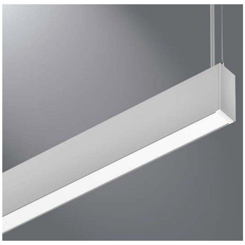 Cooper S122 Define 2 LED Linear Suspended Pendant Direct Fixture