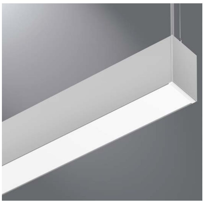 Cooper S124 Define 4 LED Linear Suspended Pendant Direct/Indirect Fixture