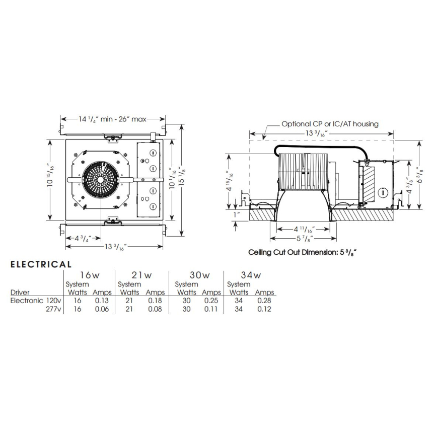 Evoke® E475RLD-A14 4.75" Round Lensed Downlight LED | QuickShip