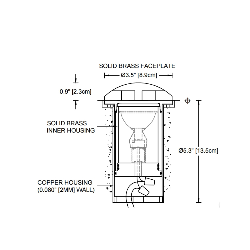 Beachside Lighting E17 Low-profile LED and Halogen In-ground lighting