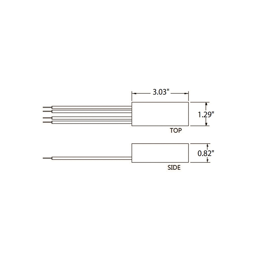 60W 24V DC Mini Transformer Low-Voltage Dimmable LED Electronic Driver Power Supply
