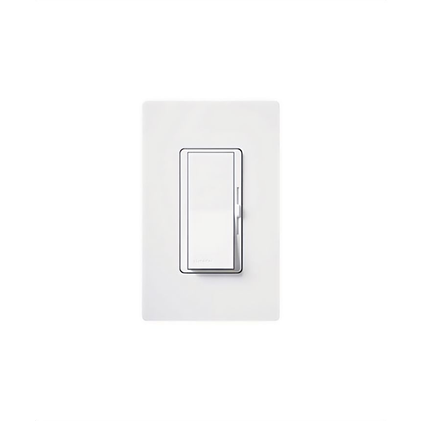 Lutron DV-600P-WH Diva 600 Watt Single Pole Dimmer - White