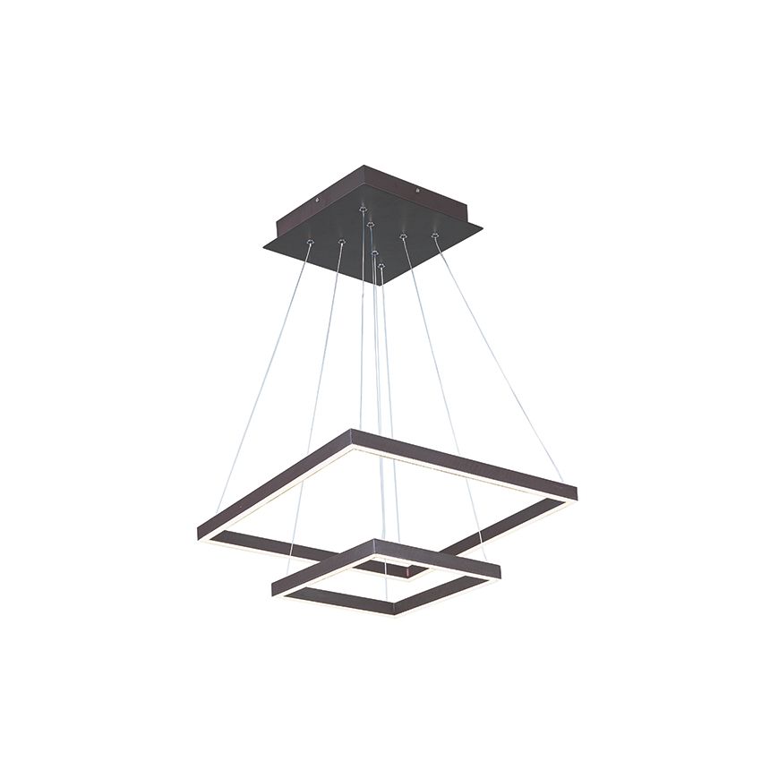 ET2 Quad LED 2-Tier Square Pendant 