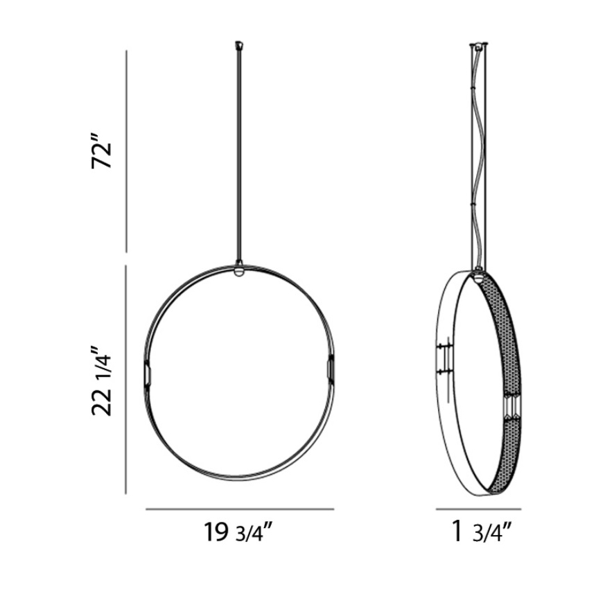 Eurofase Lighting GLADE 1-LIGHT EXTRA LARGE LED GLADE RING
