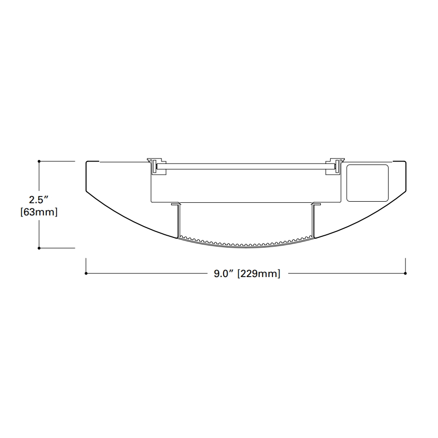 Corelite i2 WaveStream Suspended LED Direct/Indirect Linear Pendant