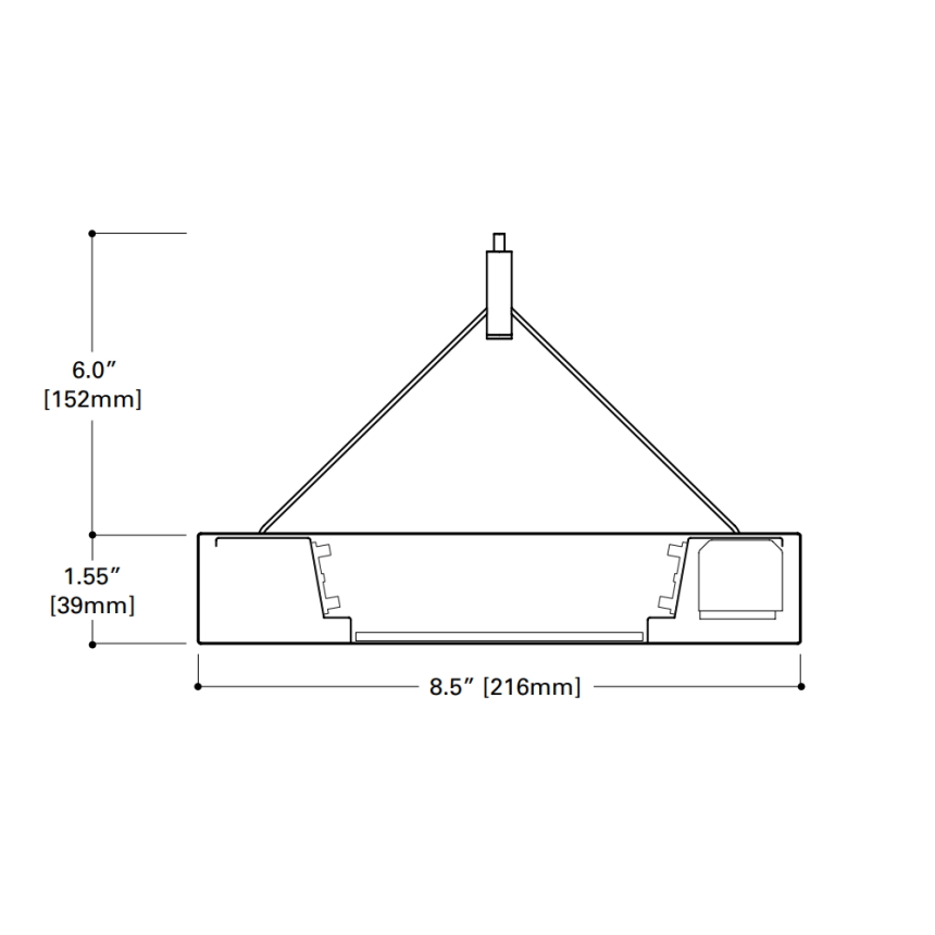 Corelite Jaylum J2 Suspended LED Linear Pendant