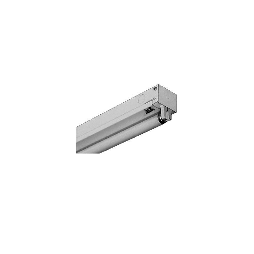 LA Lighting KDS100-1-8RT-2E8I-UNV Series 5800 Lumens 8 Foot T8 Tandem Fluorescent Knocked Down 1-Light Strip Luminaire