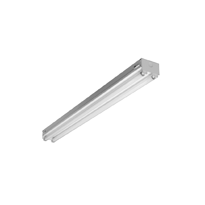 LA Lighting KDS200-2-8RT-4E8I-UNV Series 11,600 Lumens 8 Foot T8 Tandem Fluorescent Knocked Down 2-Lamp Strip Lighting