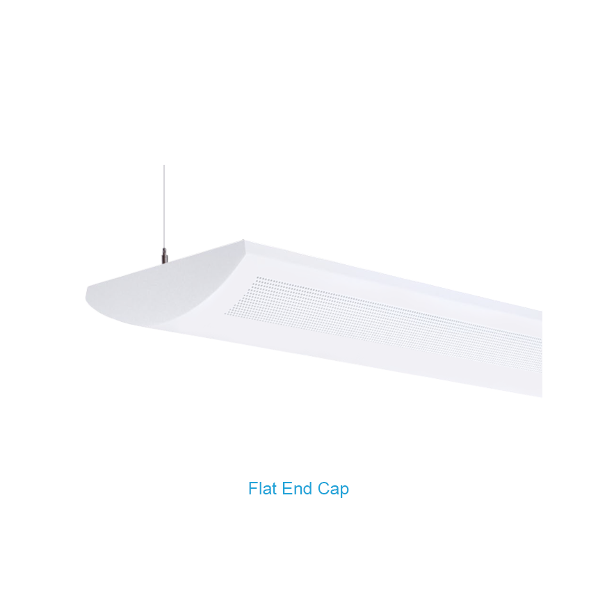 LSI Industries LAP-4-LED LiniArc Partial Perforated Housing LED Suspended Light Fixture - 4 FT