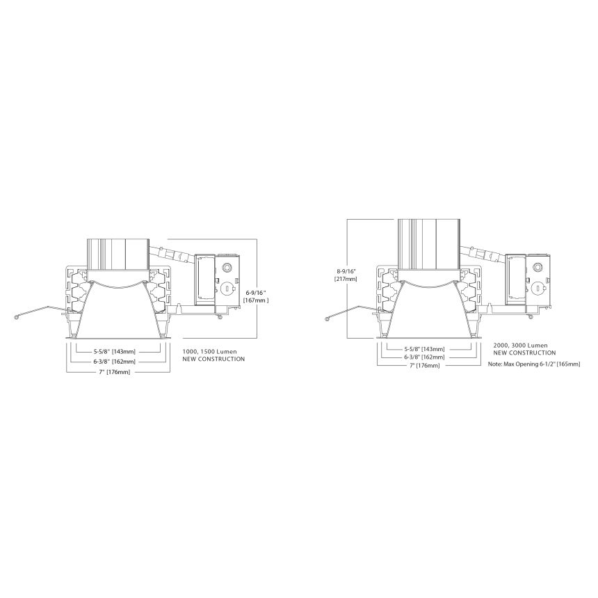 Cooper Portfolio LD6A LED Downlight - Round 6" Aperture - 90 CRI (View Variations)