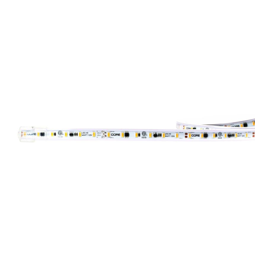 Core Lighting LSG-40 120V AC Plugin Outdoor LED Tape Light 4.0W/FT